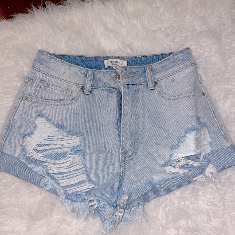 F21 Jean Shorts